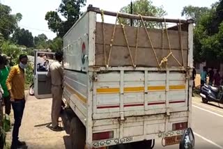 Smuggled wood was kept in Kavid-19 vehicle, 3 arrested