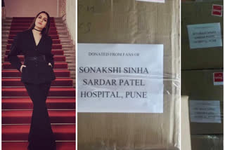 sonakshi sinha thanks fans for donating ppe kits