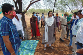 Zilla Panchayat CEO inspected MGNREGA works in Rajnandgaon