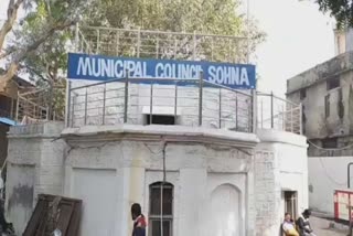 municipal council sohna officers demanding rent from shopkeepers