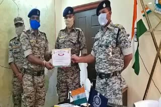 SP Shalabh Sinha honored