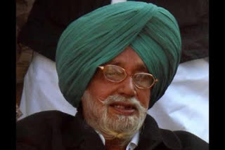 Punjab Finance Minister Manpreet Badal's father Gurdas Singh Badal