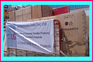 lg products to covid hospitals