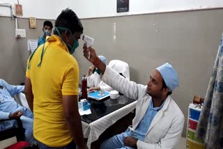 Diwakar Patel has been treating patients in the hospital since 50 days