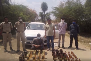 liquor seized krishna dst virulapadu transporting from the state of Telangana