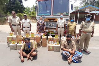 Two arrested for attempting to smuggle Goa liquor