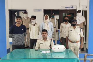 Three smugglers arrested with two kilos of cannabis in singrauli