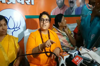 BJP MLA came in support of Sadhvi Pragya