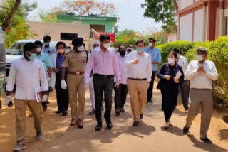 covid-19 central team visits to krishna district