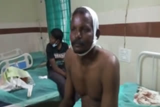 farmers attack each other in guntur dst sathenapalli on issue of water