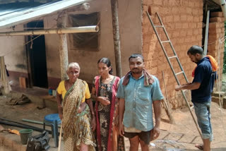 A poor family finally Got electricity  form help of Locals after long time