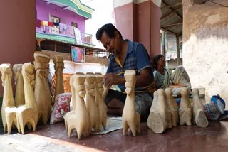 wooden handicrafts of Bankura