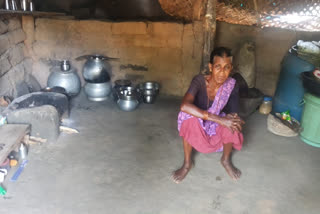 Infrastructure problems faced by a old women at kadaba