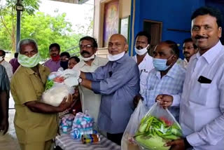 Distribution of essential commodities in Anaparthi