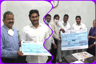 various organizations donated money to chief minister relief fund