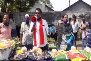 cpm distributed essentials to poor in kurnool