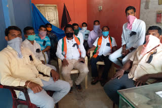 BJP  Demand for cancel  GO 203  Mouna Dhiksha in Siddipeta district