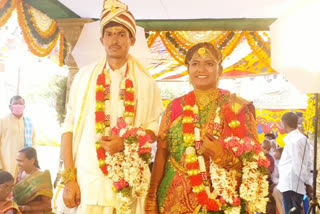 mulugu district zp vice chairman naga jyothi ideal marriage