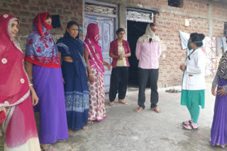 Community Health Officer observed Dengue Day by conducting a survey in the village