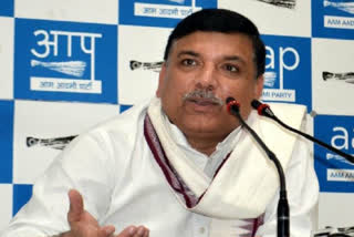 aap leader sanjay singh attack on modi govt over Migrant Workers issue