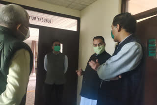 Suresh Bhardwaj inspected Indus Hospital  Shimla