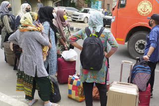 J&K hostellers reach their destinations