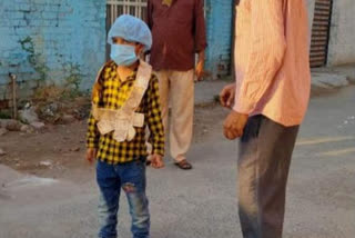 seven-year-old Irfan defeated Corona and reached home