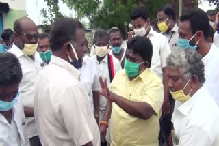 people argue with mla Rajavarman