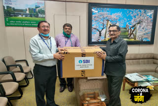 SBI Foundation also donated PPE kits to all major hospitals in Delhi