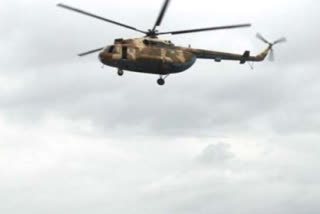 A Chinese helicopter was seen in Lahaul Spiti, about 12 km inside the international border.