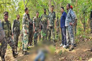 A naxalite was killed in an encounter in Simdega