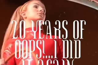 Britney Spears celebrates 20th anniversary of Oops!... I Did It Again album