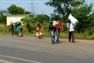 labourers of chhattisgarh reached raigarh