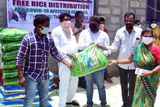 Distribution of Essential Commodities on eastgodavari district