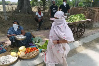 Vegetable is being found in the village around Indore