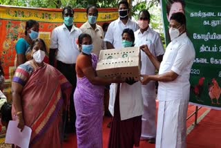 minister mc sampath  loan for women self help groups