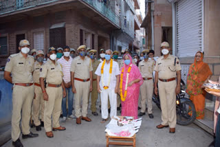 दंपत्तियों की शादी की वर्षगांठ, Wedding anniversary of elderly couples, jodhpur news