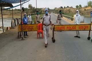 Police is ready on the last border of the district