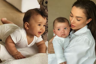 actress amy jackson shared new pic of her son  actress amy jackson news  actress amy jackson son  amy jackson child new photos  എമി ജാക്സണ്‍ വാര്‍ത്തകള്‍  എമി ജാക്സണ്‍ കുഞ്ഞ്  എമി ജാക്സണ്‍ മകന്‍  എമി ജാക്സണ്‍ സിനിമകള്‍