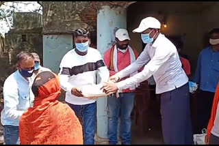 Distribution of food grains in dhanbad