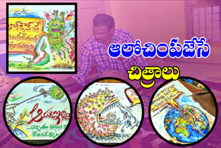 corona-paintings-by-warangal-resident