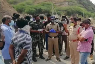 kadapa district nandaluru villagers protest dont burried corona effective woman body in our village