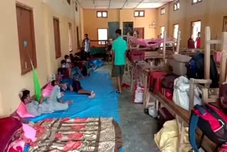 food crisis at Dhubri Quarantine center