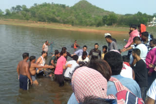 young man drowned in topchanchi water board at dhanbad