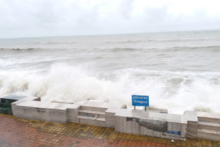 Digha beach became desolate on cyclone Amphan alertness