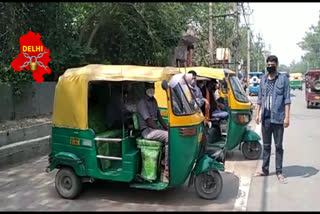 Auto driver upset over not getting single ride in delhi during the lockdown