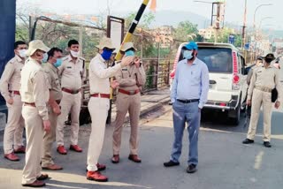 Inspection of check-naka and haat-bazaars