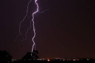 Man died due to lightning