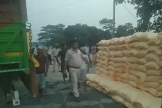 A truck with 380 bag rice seized by Barpeta police