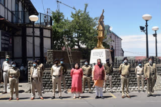 Suresh Bhardwaj honored police